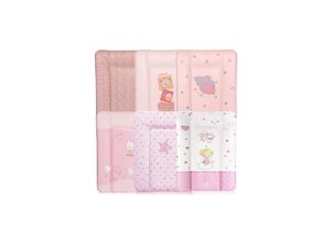 3800151996392 - Kinder Wickelauflage Softy 50 x 70 cm waschbar gepolstert erhöhter Rand pink