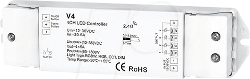 3800156663428 - OPT AC6342 - Controller LED-Streifen RGBW bis 720 W