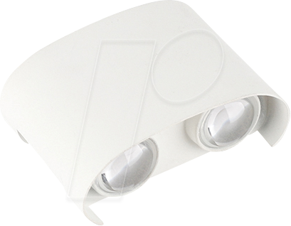 3800156674080 - OPT 7408 - Wandleuchte 4 W 3000 K 380 lm weiß IP 65