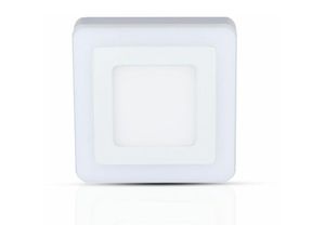 3800157605588 - V-tac - Doppel-LED-Panel 6W+2W 100LM W Quadratische Oberflächenmontage 6000K