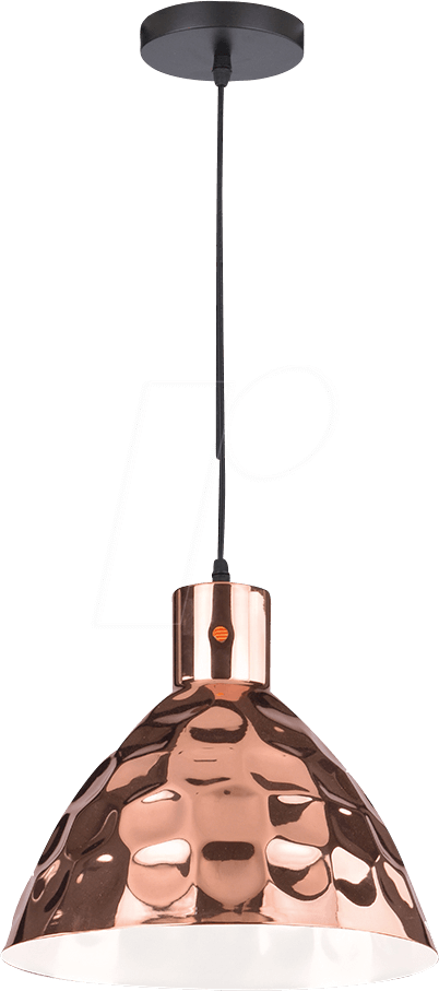 3800157610834 - Vtac - v-tac LED-Metallkegel-Kronleuchter mit E27-Fassung (max 60W) Farbe Rose Gold Spiegel d 300mm