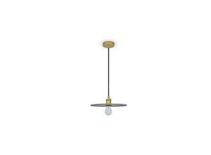 3800157611251 - Vtac - v-tac VT-7777 LED-Kronleuchter Metallscheiben-Lampenfassung 1MT Goldfarbe Vintage E27 Ф300mm sku 3752 - Goldfarben