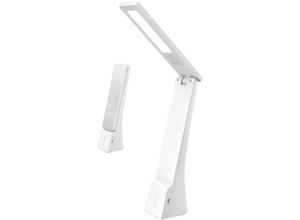 3800157616980 - Iperbriko - Wiederaufladbare LED-Tischlampe 4 Watt - Farbe Weiß Silber Vtac