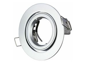 3800157617130 - Vtac - v-tac GU10 und GU53 (MR16) Runder LED-Einbaustrahler Halterung Grau Farbe einstellbar