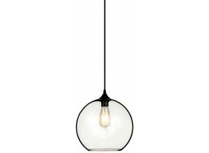 3800157620758 - Pendant Light 1MT E27 Elegant Stylish Ф300mm - ModVT-7302 - sku 3865 - Glas Transparent - Transparent