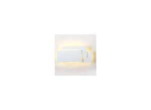 3800157623193 - V-tac - 5W Wandlamp led smd Aluminum Rechteck Körper 1100LM 360° IP20 VT-712 - sku 8202 Warmweiß 3000k Weiß - Weiß