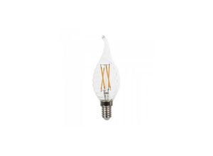 3800157624251 - VT-1995D led lampe twist Kerzenflamme cross filament 4W E14 warmweiß 2700K dimmbar - 43881 - Transparent - V-tac