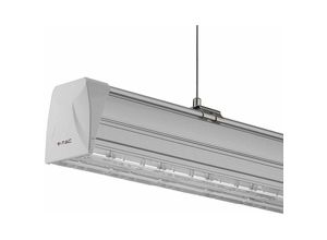 3800157625692 - V-tac - Lineare LED-Deckenleuchte Follow 50W 160LM W 150cm Doppellinse Asymmetrisch 4000K IP20 Dimmbar