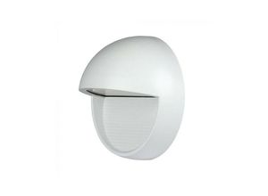 3800157628419 - Vtac - v-tac VT-1182 3W led Wandleuchte warmweiß 3000K rund weiß körper IP65 - sku 1408 - Weiß