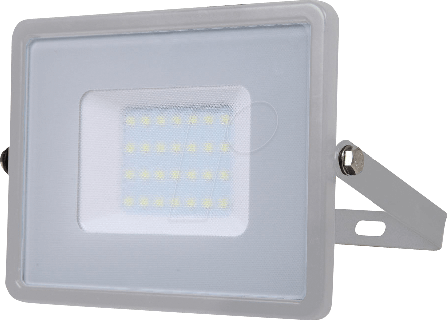 3800157631112 - Vtac - v-tac pro VT-30 30W Led Flutlicht grau slim Chip samsung smd neutralweiß 4000K - sku 455 - Grau