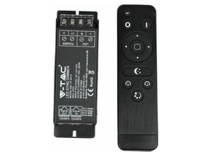 3800157634601 - V-tac - VT-2414 Sync-Controller für LED-Streifen Einfarbige RJ45 mit Fernbedienung - sku 3337 - Schwarz