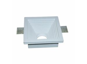 3800157635653 - Vtac - v-tac Quadratische LED-Downlight-Halterung GU10 und GU53 (MR16) Weißer Gipskörper