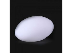 3800157641050 - VT-7804 1W led steinform gartenlicht rgb wiederaufladbarer Akku und Fernbedienung - sku 40171 - Weiß - V-tac