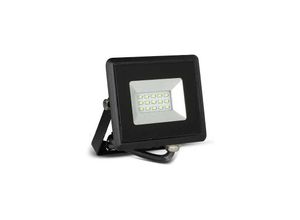 3800157644839 - VT-4011 10W led flutlicht ultra slim e-series Grünes licht schwarz körper IP65 & IK06 - sku 5988 - Schwarz - V-tac