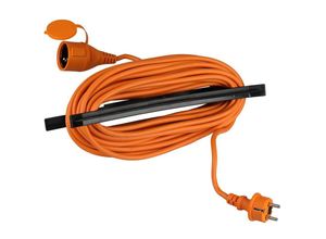 3800157648974 - V-tac - Hochleistungsverlängerungskabel - Orange&Schwarz - IP44 - 15m Kabel - Oranje & Zwart