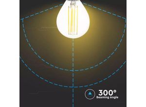 3800157659239 - Vtac - v-tac LED-Glühbirne E14 6W 100LM W P45 Glühfaden 2700K