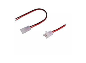 3800157660280 - Vtac - v-tac Flexibler Verbinder für LED-Streifen 10mm breit Schnellanschluss über 2 Pin Clip und Lötkabel