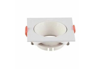 3800157664431 - Vtac - v-tac GU10 Quadratischer LED-Einbaustrahler Weiß