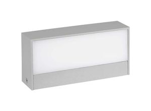 3800157678698 - VT-8056 LED-Wandleuchte 9W doppelter Lichtstrahl 90° rechteckig graue Farbe Outdoor IP65 Licht 3000k - 218239 - Grau - V-tac