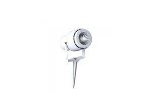 3800157681018 - VT-857-W-N 12W führte Gartenlampe spike 920LM 20° warmweiß 3000K justierbares weißer Körper IP65 - sku 217547 - Weiß - V-tac