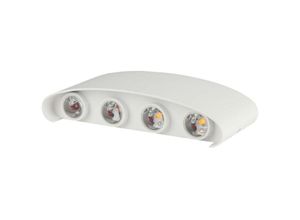 3800157681339 - V-tac - 7W Dual Beam LED-Wandleuchte mit sandweißem 4000K IP65 Gehäuse