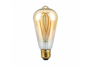 3800157684101 - Leuchtmittel 48 Watt Vintage Filament led Glühbirne warmweiß Lampe Glas Amber kugel E27 Fassung 300 Lumen 1800 Kelvin DxH 64x143 cm