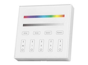 3800157684804 - Vtac - v-tac Wifi Wall Controller für LED-Streifen rgb+w 4 Zonen