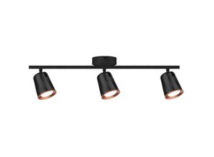 3800157686570 - Vtac - v-tac 18W Triple led Wandleuchte mit schwenkbarem Kopf Farbe Schwarz 4000K IP20