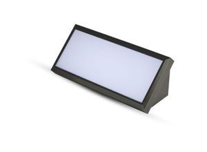 3800157691260 - VT-8054 12W rechteckige LED-Wandleuchte eckig schwarz Farbe Outdoor IP65 Wandleuchte warmweiß 3000k sku 6807 - Schwarz - V-tac