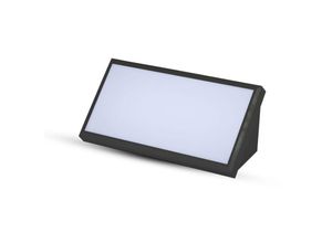 3800157691291 - V-tac - VT-8055 20W rechteckige LED-Wandleuchte eckig schwarz Farbe Outdoor IP65 Wandleuchte warmweiß 3000k sku 6810 - Schwarz