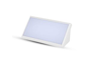 3800157691369 - V-tac - VT-8055 20W rechteckige LED-Wandleuchte eckig weiß Farbe Outdoor IP65 Wandleuchte naturweiß 4200K sku 6817 - Weiß