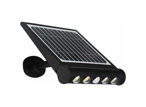 3800157693257 - VT-11108 Lampada led solare da giardino 8W con pannello solare da esterno con sensore pir movimento 4000k IP65 sku 6849 - Schwarz - V-tac