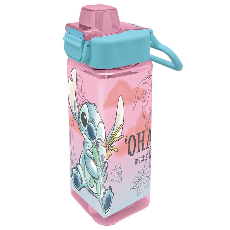 3800161843402 - Quadratische Trinkflasche Kind Disney Stitch