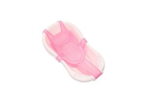 3800166100548 - Babywannennetz Turtle Kunststoff Clips Badewanneneinsatz ab Geburt pink