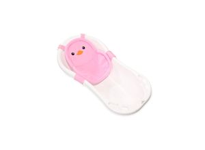 3800166100562 - Baby Badenetz Pinguin Clips aus Kunststoff Badewannennetz ab Geburt rosa