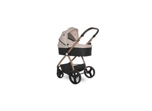 3800166102108 - Kombikinderwagen Infinity 3 in 1 Babyschale Babywanne Sportsitz bis 22kg beige schwarz