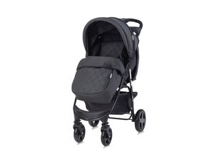 3800166102368 - Kinderwagen Buggy Olivia Zubehörbox Fußabdeckung verstellbar Korb schwarz