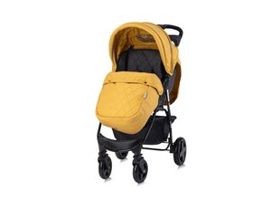 3800166102375 - Kinderwagen Buggy Olivia Zubehörbox Fußabdeckung verstellbar Korb gelb