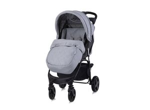 3800166102382 - Kinderwagen Buggy Olivia Zubehörbox Fußabdeckung verstellbar Korb grau