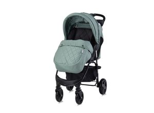 3800166102399 - Kinderwagen Buggy Olivia Zubehörbox Fußabdeckung verstellbar Korb grün