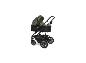 3800166102405 - Kinderwagen Lora faltbar Gummiräder Tragetasche Sportsitz Fußabdeckung grün