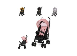 3800166102498 - Kinderwagen Buggy IDA schwenkbare Vorderräder Rückenlehne verstellbar rosa