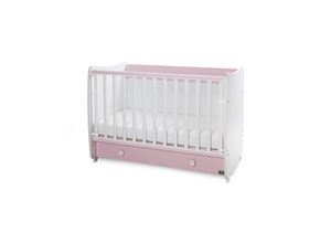 3800166104676 - Babybett Dream 70 x 140 cm umbaubar Kinderbett Schaukelbett Schreibtisch pink