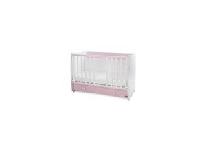 3800166104713 - Babybett Dream 60 x 120 cm umbaubar Schreibtisch Kinderbett Schaukelbett pink