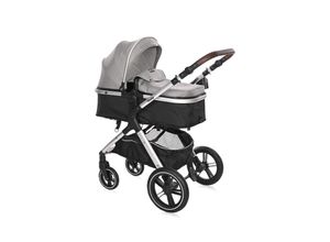 3800166109930 - Kinderwagen 2 in 1 Viola mit Adaptern umbaubarer Sportsitz bis 22 kg grau