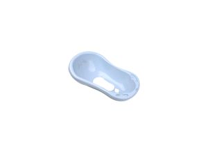 3800166110059 - Babybadewanne 1013046 Wasserablauf 84 cm Ablagefächer ergonomische Form hellblau