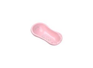 3800166110080 - Babybadewanne 84 cm lang Ablagefächer ergonomische Form ab Geburt rosa Sterne