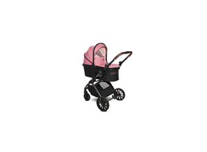 3800166110936 - Kinderwagen 2 in 1 Glory mit Adapter Babywanne umkehrbarer Sportsitz rosa