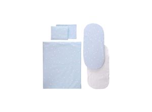 3800166117577 - Kinderwagen-Bettwäscheset 5-tlg Decke 78 x 62 Kissen 35 x 25 Laken hellblau 3800166117577 - Kinderwagen-Bettwäscheset 5-tlg Decke 78 x 62 Kissen 35 x 25 Laken hellblau