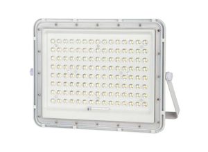 3800170200753 - VT-180W Weißer LED-Strahler mit 20 W Solarpanel und ferngesteuertem LED-Flutlicht mit austauschbarer Batterie 4000 K 3 m Kabel – 7846 - Weiß